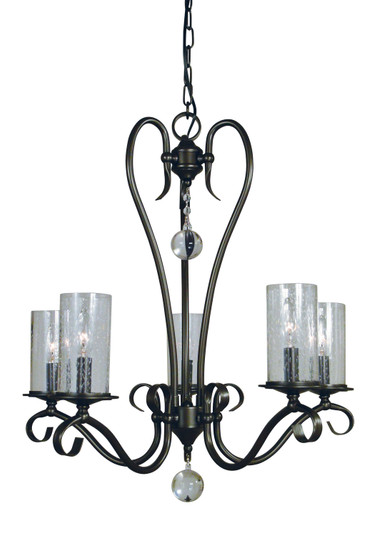 Ilsa Five Light Chandelier in Mahogany Bronze (8|5025MB)
