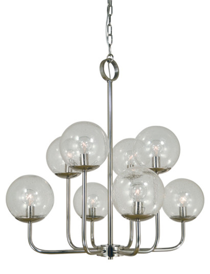 Jupiter Ten Light Chandelier in Satin Pewter (8|4838SP)