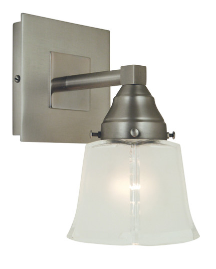 Mercer One Light Wall Sconce in Satin Pewter with Polished Nickel (8|4771SPPN)