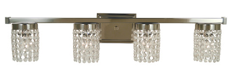 Gemini Four Light Wall Sconce in Mahogany Bronze (8|4744MB)