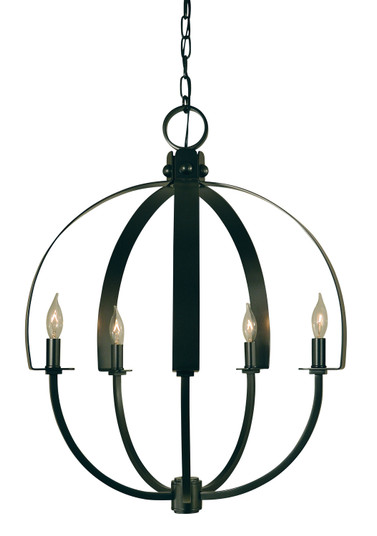 Luna Five Light Chandelier in Matte Black (8|4725MBLACK)