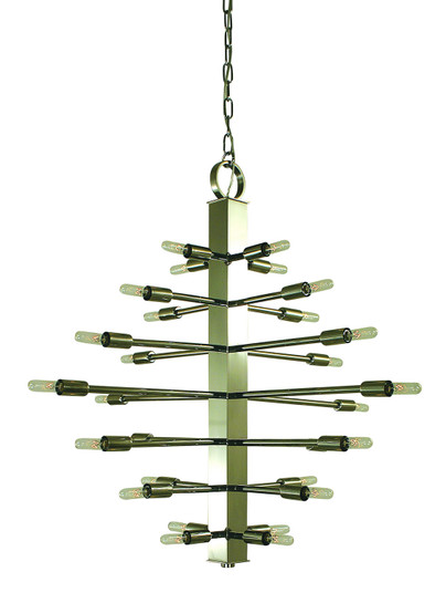 Simone 28 Light Foyer Chandelier in Antique Brass (8|4408AB)