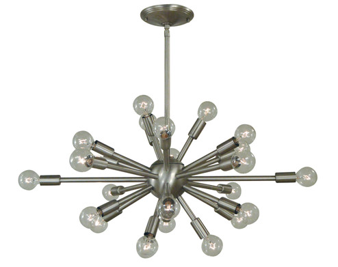 Simone 24 Light Chandelier in Brushed Nickel (8|4397BN)