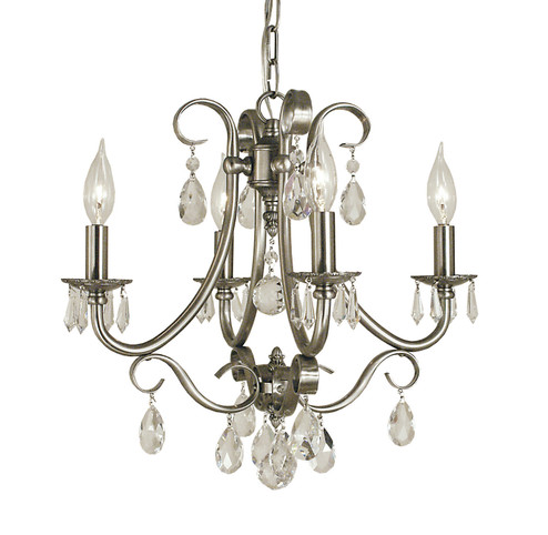 Liebestraum Four Light Chandelier in Matte Black (8|2994MBLACK)