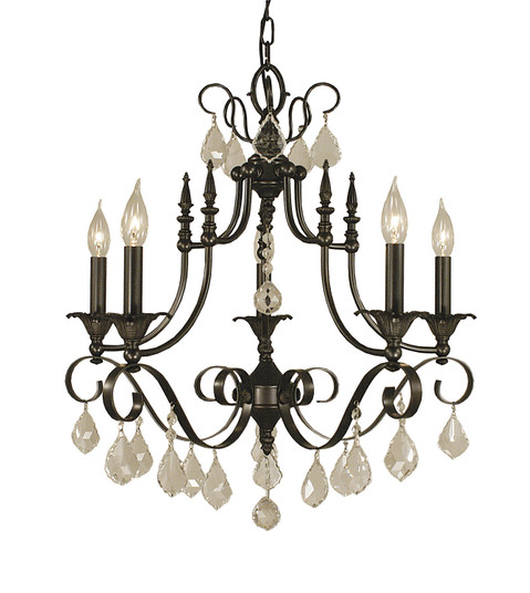 Liebestraum Six Light Chandelier in Brushed Nickel (8|2975BN)