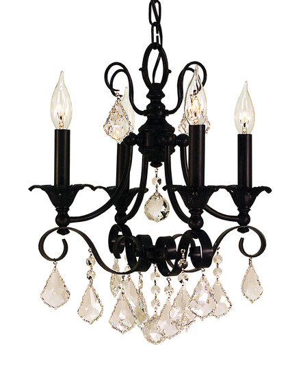 Liebestraum Four Light Chandelier in Mahogany Bronze (8|2974MB)