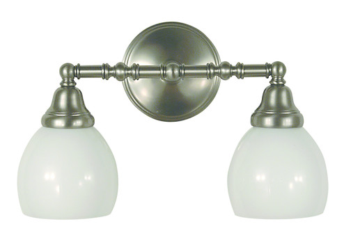 Sheraton Two Light Wall Sconce in Brushed Nickel (8|2428BN)