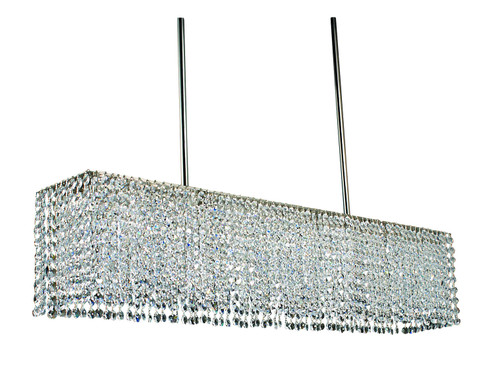 Princessa Four Light Island Chandelier in Polished Silver (8|2048PS)