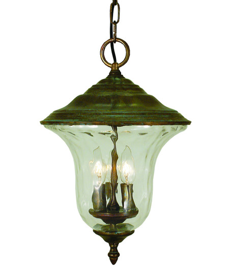 Hartford Three Light Exterior Ceiling Mount in Raw Copper (8|1228RC)