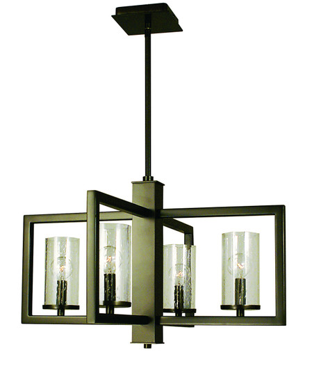 Theorem Four Light Chandelier in Matte Black (8|1155MBLACK)