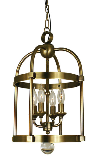 Compass Four Light Chandelier in Polished Nickel (8|1103PN)