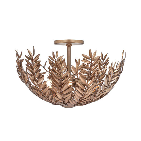 Jalore Three Light Semi-Flushmount in Bronze (40|46437013)