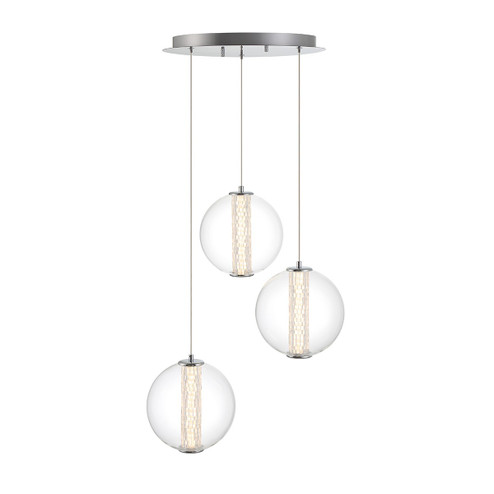 Atomo LED Pendant in Chrome (40|45736018)