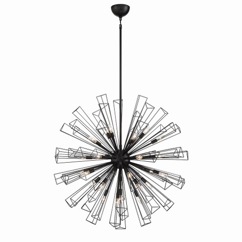 Dendelio 29 Light Chandelier in Matte Black (40|43864010)
