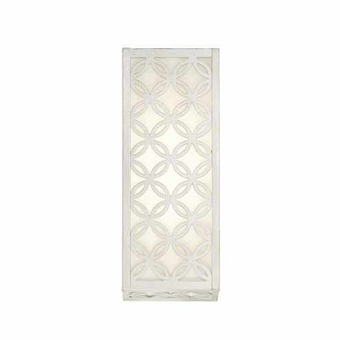Clover LED Outdoor Wall Sconce in Aged silver (40|42698024)