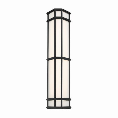 Monte LED Outdoor Wall Sconce in Satin Black (40|42689010)