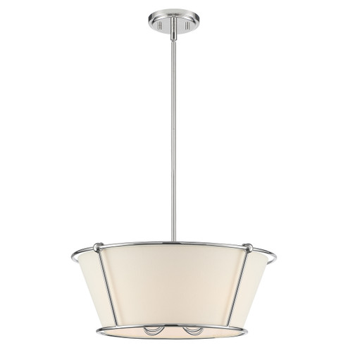 Pulito Four Light Semi Flush Mount in Polished Nickel (40|39045021)