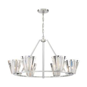 Ricca Six Light Chandelier in Chrome (40|38866012)