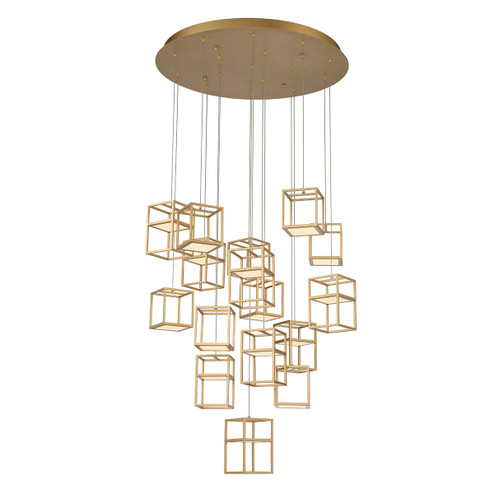 Ferro LED Chandelier in Gold (40|38259012)