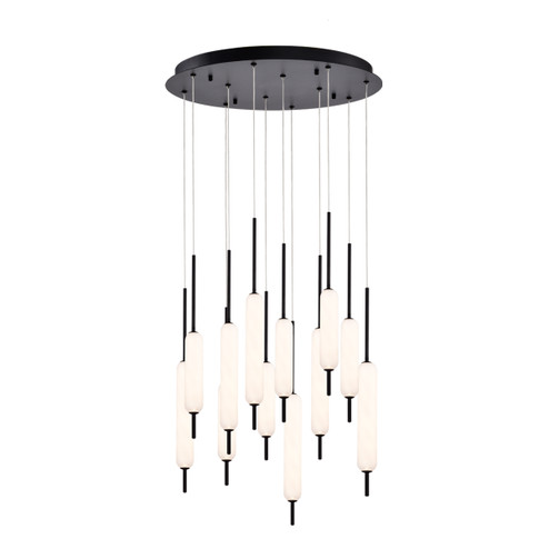 Cumberland LED Chandelier in Black (40|37235024)