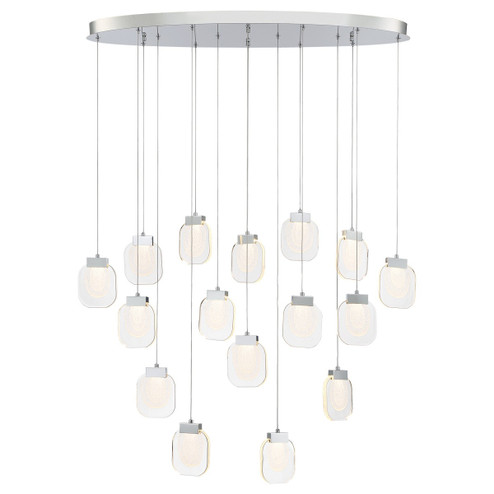 Paget LED Chandelier in Chrome (40|37194027)