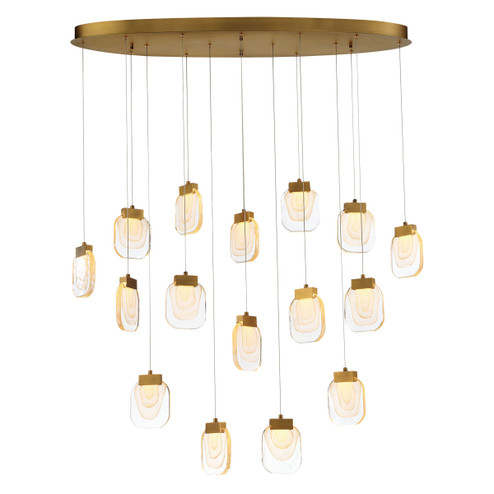 Paget LED Chandelier in Gold (40|37194017)