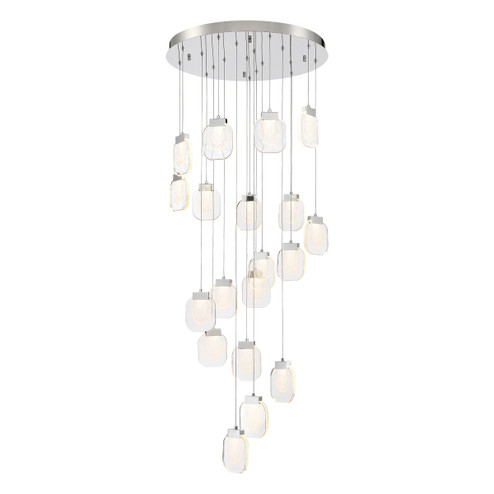 Paget LED Chandelier in Chrome (40|37192023)