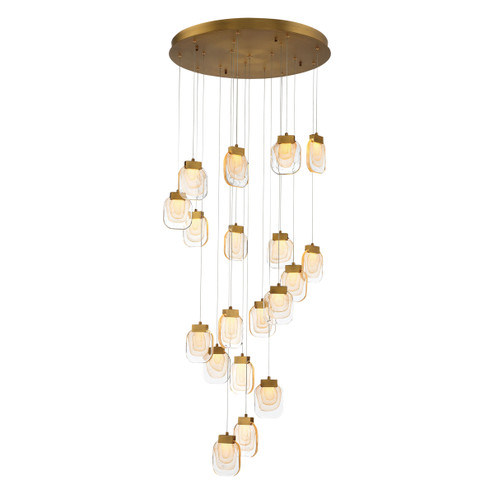 Paget LED Chandelier in Gold (40|37192013)