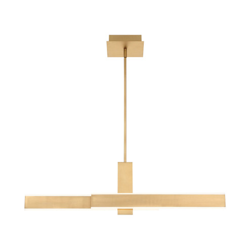 Cameno LED Chandelier in Satin Gold (40|37063023)