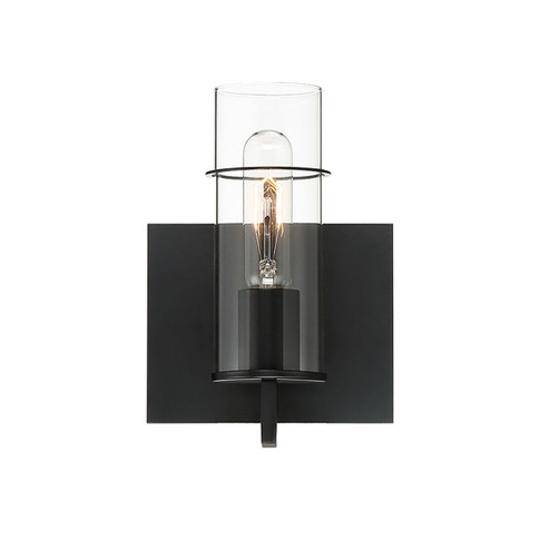 Pista One Light Wall Sconce in Black (40|34133036)
