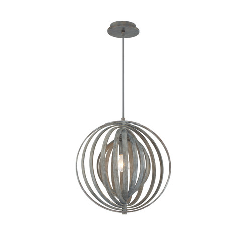 Abruzzo One Light Pendant in Weathered Grey (40|31874033)