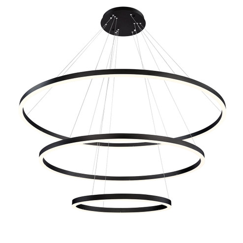 Spunto LED Chandelier in Matte Black (40|31474023)