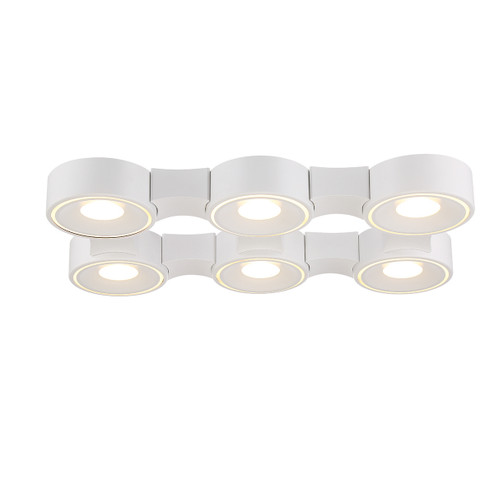 Stavro LED Flush Mount in White (40|30278011)