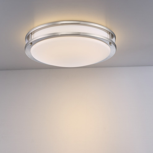 WARDEN WARDEN,LED FLUSH,MEDIUM,30K,SN in Satin Nickel (40|3012530018)