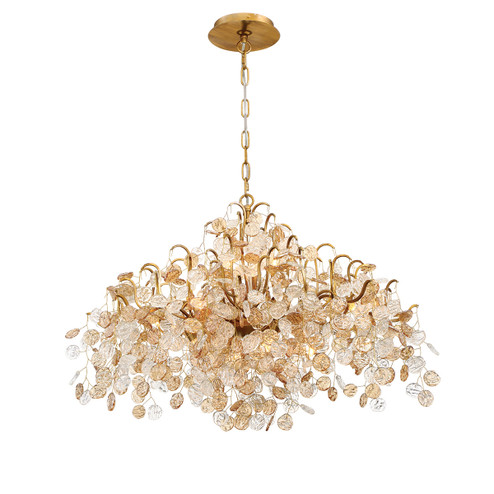 Campobasso Eight Light Chandelier in Antique Gold (40|29059010)