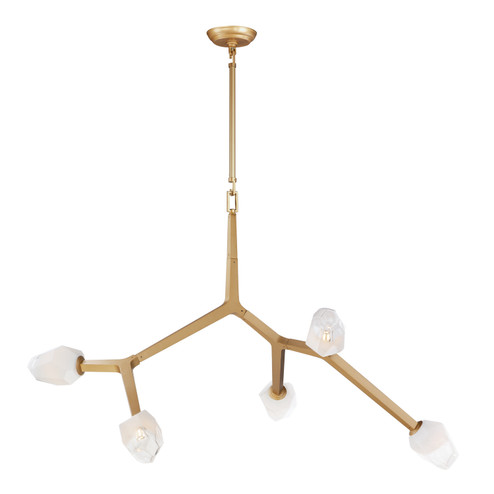 Blossom LED Pendant in Natural Aged Brass (86|E3279593NAB)