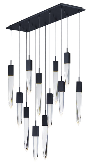 Quartz LED Pendant in Black (86|E3124820BK)