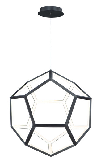 Penta LED Pendant in Black (86|E25104BK)