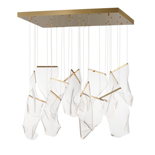 Rinkle LED Pendant in French Gold (86|E24878133FG)