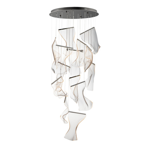 Rinkle LED Pendant in Brushed Gunmetal (86|E24877133BGM)