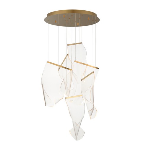 Rinkle LED Pendant in French Gold (86|E24875133FG)