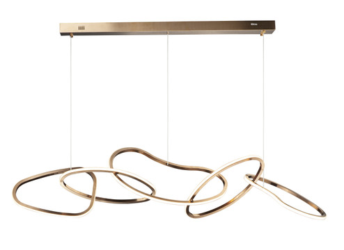 Unity LED Pendant in Brushed Champagne (86|E24616BCN)
