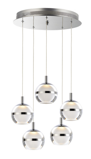 Swank LED Pendant in Polished Chrome (86|E2459593PC)