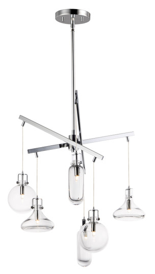 Kem Six Light Pendant in Polished Chrome (86|E2430618PC)