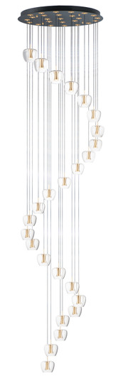 Newton LED Pendant in Black / Gold (86|E2416918BKGLD)