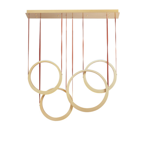 Tether LED Pendant in Natural Aged Brass (86|E24084NAB)