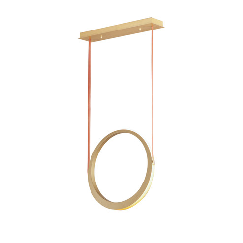 Tether LED Pendant in Natural Aged Brass (86|E24081NAB)