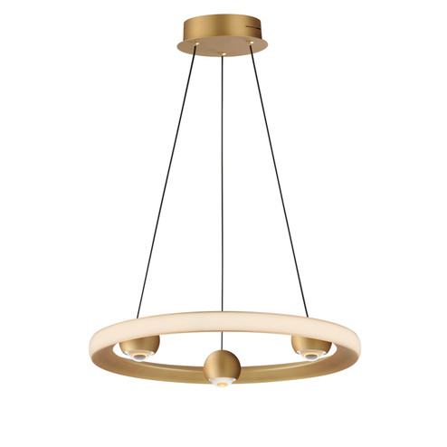 Nodes LED Pendant in Gold (86|E23511GLD)