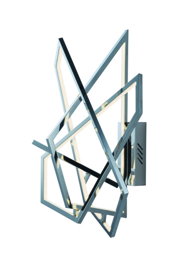 Trapezoid LED Wall Sconce in Polished Chrome (86|E22674PC)