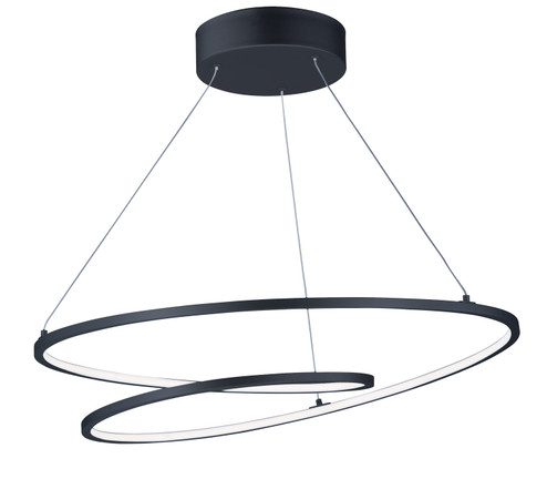 Cycle LED Pendant in Black (86|E21325BK)